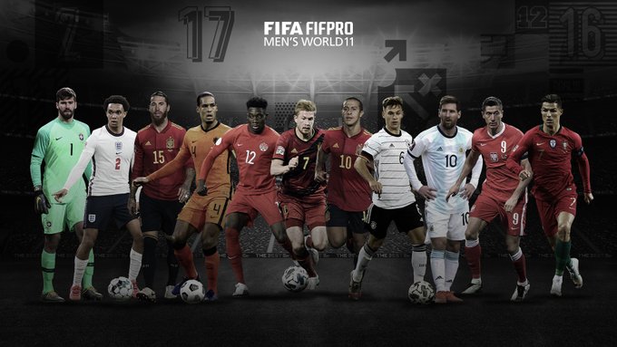 ФИФА огласила символическую сборную года