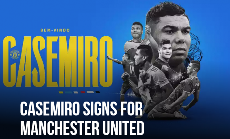 Каземиро подписал с «Манчестер Юнайтед» контракт до 2026 года