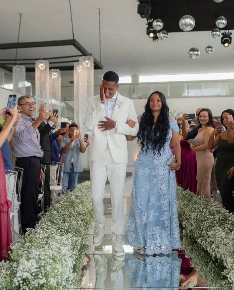Защитник «Зенита» Ренан не сдержал слёз на собственной свадьбе